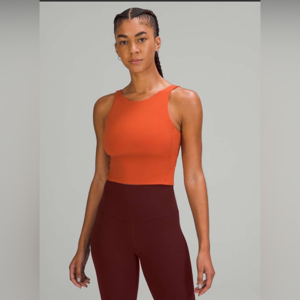 lululemon athletica Orange Tank Top